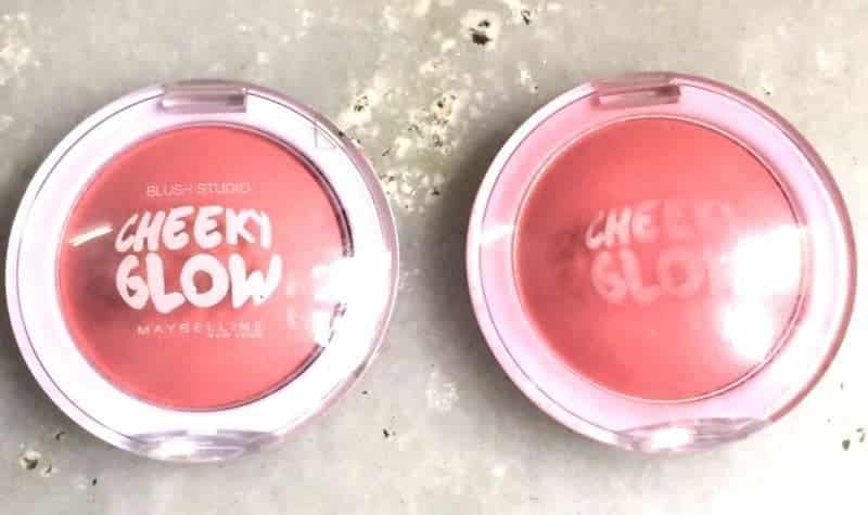 Maybelline Cheeky Glow Blush Peachy Sweetie, Fresh Coral Review and Swatches