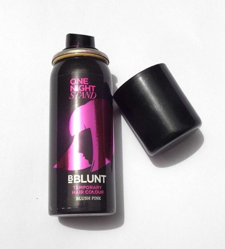 B Blunt One Night Stand Temporary Hair Colour Blush Pink Review 1