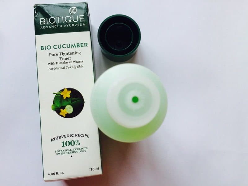 Biotique Bio Cucumber Pore Tightening Toner 1