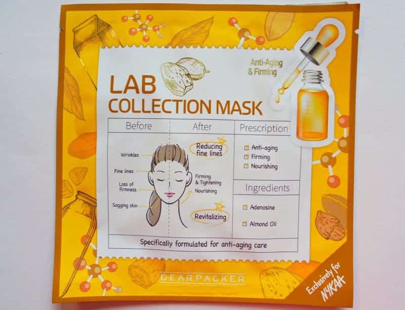 Dear Packer Lab Collection Anti-Ageing & Firming Mask Review