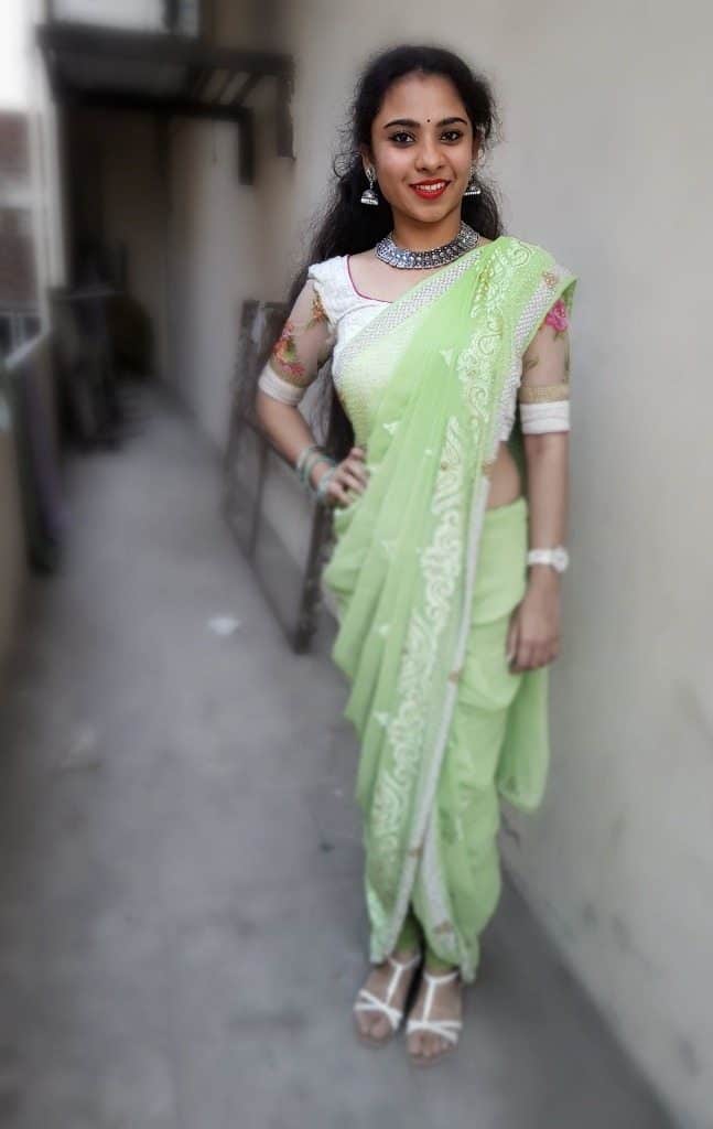 Dhoti Sari Fashion Look of The Day + How to Drape ! 3