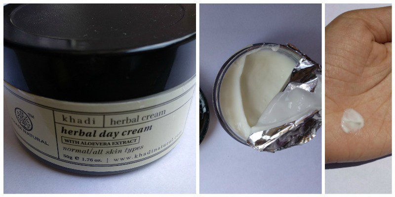 Khadi Herbal Day Cream with Aloe vera Extracts Review - Glossypolish