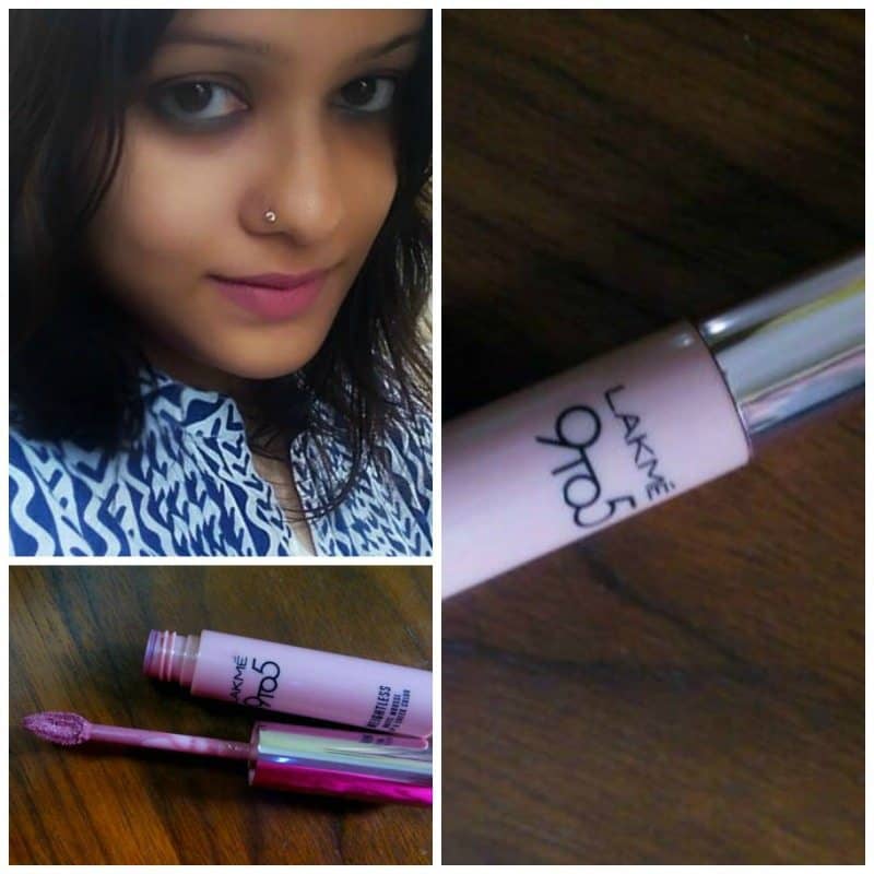 Lakme 9 to 5 Weightless Matte Mousse Lip and Cheek Colour Blush Velvet Review 5