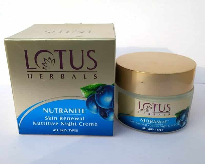 Lotus Herbals NUTRANITE Skin Renewal Nutritive Night Cream