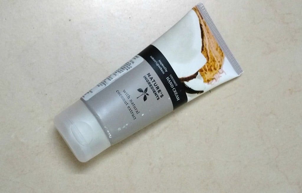 Mark and Spencer’s Nature’s Ingredient Coconut Hand Cream Review