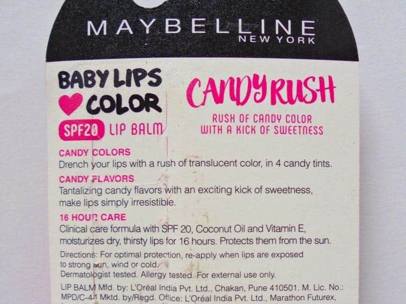 Maybelline Baby Lips Candy Rush Gummy Grape Review 4