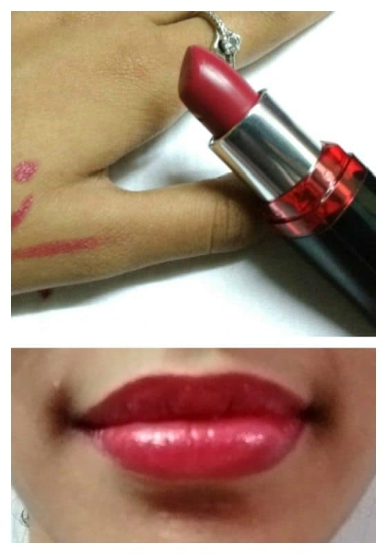 Maybelline Colorshow Red Diva 204 Lipstick Review