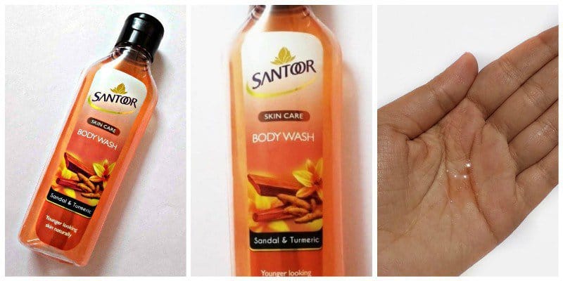 Santoor Skin Care Body Wash Sandal and Turmeric