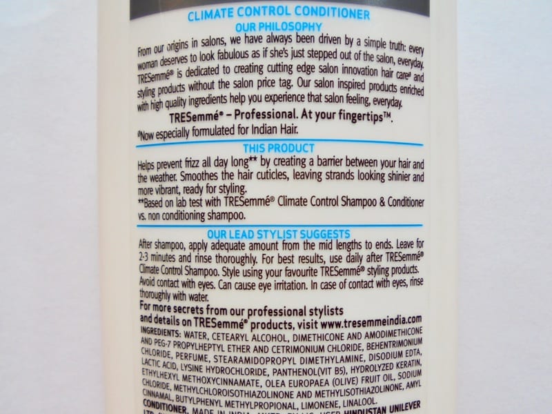 TRESemme Conditioner Climate Control 3