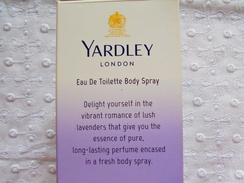 Yardley London English Lavender Eau De Toilette Body Spray Review 3